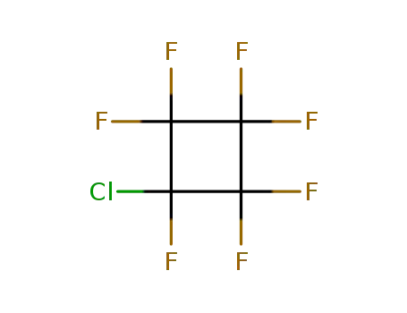 Molecular Structure of 377-41-3 (Chloroheptafluorocyclobutane)