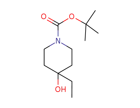 Molecular Structure of 374794-70-4 (tert-butyl 4-ethyl-4-hydroxypiperidine-1-carboxylate)