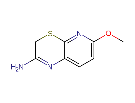 Molecular Structure of 37591-10-9 (2-Amino-6-methoxy-3H-pyrido(2,3-b)(1,4)thiazine)