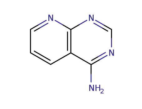 Molecular Structure of 37538-65-1 (Pyrido[2,3-d]pyrimidin-4-amine (9CI))