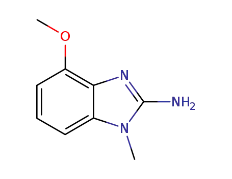 Benzimidazole, 2-amino-4-methoxy-1-methyl- (8CI)