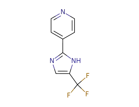Molecular Structure of 33468-83-6 (2-(4-Pyridyl)-4-trifluoromethylimidazole)