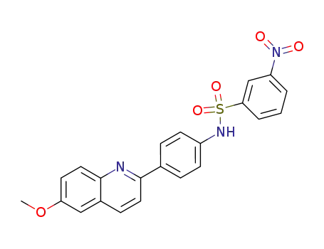 3-nitro-benzenesulfonic acid-[4-(6-methoxy-[2]quinolyl)-anilide]