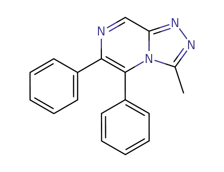 3-메틸-5,6-디페닐-s-트리아졸로[4,3-a]피라진
