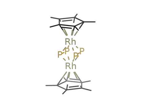 Molecular Structure of 32627-01-3 (DICARBONYL(PENTAMETHYLCYCLOPENTADIENYL)RHODIUM (I))