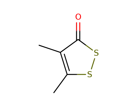 Molecular Structure of 35659-69-9 (4,5-Dimethyl-3H-1,2-dithiol-3-one)