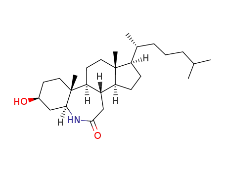 (1R,3aS,3bS,6aS,8S,10aR,10bS,12aR)-1-((R)-1,5-Dimethyl-hexyl)-8-hydroxy-10a,12a-dimethyl-hexadecahydro-benzo[b]indeno[5,4-d]azepin-5-one