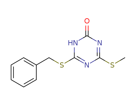 1,3,5-Triazin-2(5H)-one,4-(methylthio)-6-[(phenylmethyl)thio]- cas  32683-77-5
