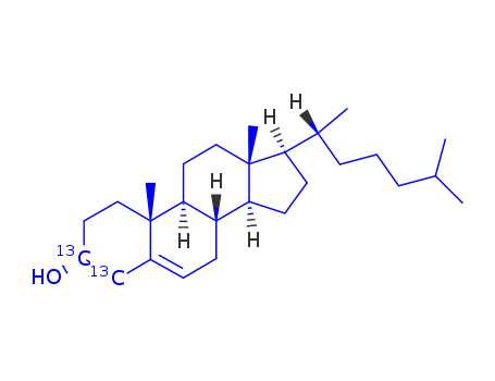 Cholest-5-en-3-ol-3-13C,(3b)- (9CI)