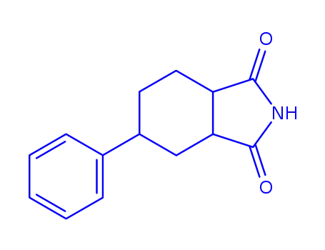 Molecular Structure of 336185-25-2 (4-TRANS-PHENYLCYCLOHEXANE-(1R,2-CIS)-DICARBOXYLIC IMIDE)