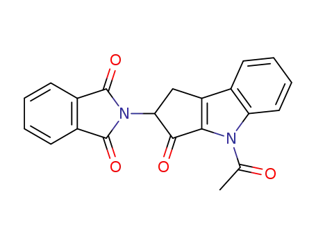 2-{4-アセチル-3-オキソ-1H,2H,3H,4H-シクロペンタ[b]インドール-2-イル}-2,3-ジヒドロ-1H-イソインドール-1,3-ジオン