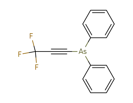 Molecular Structure of 33730-50-6 (Diphenyl(3,3,3-trifluoro-1-propynyl)arsine)