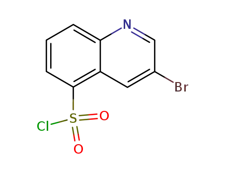 Molecular Structure of 33768-83-1 (3-bromoquinoline-5-sulfonyl chloride)