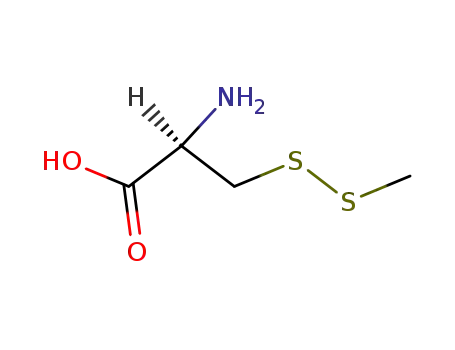 Molecular Structure of 33784-54-2 (S-methylthiocysteine)