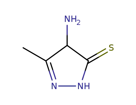 3H-Pyrazole-3-thione, 4-amino-2,4-dihydro-5-methyl- (9CI)