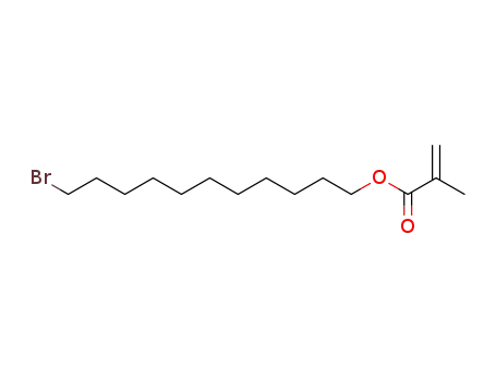 Molecular Structure of 33795-49-2 (11-bromoundecyl methacrylate)