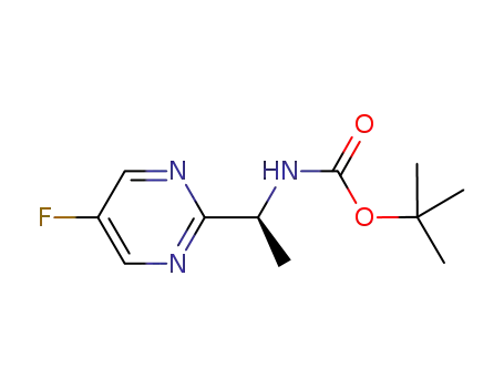 (S)-tert-butyl-1-(5-fluoropyrimidin-2-yl)ethylcarbamate