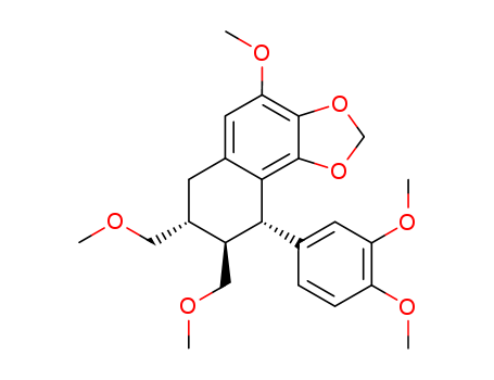 (7S,8S,9R)-9-(3,4-Dimethoxyphenyl)-6,7,8,9-tetrahydro-4-methoxy-7,8-bis(methoxymethyl)naphtho[1,2-d]-1,3-dioxole