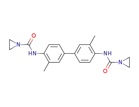 Molecular Structure of 3259-65-2 (N-[4-[4-(aziridine-1-carbonylamino)-3-methyl-phenyl]-2-methyl-phenyl]a ziridine-1-carboxamide)