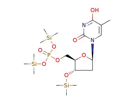 3′-O-トリメチルシリルチミジン5′-りん酸ビス(トリメチルシリル)