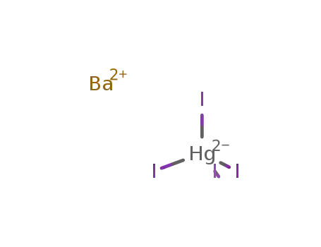 Molecular Structure of 10048-99-4 (BARIUM TETRAIODOMERCURY)
