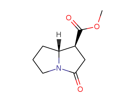 3-oxohexahydropyrrolizin-1-carboxylic acid methyl ester