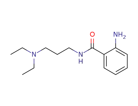 Molecular Structure of 32615-78-4 (2-amino-N-[3-(diethylamino)propyl]benzamide)