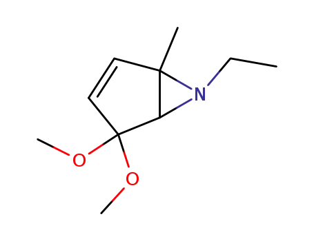 6-aza-4,4-dimethoxy-6-ethyl-1-methylbicyclo[3.1.0]hex-2-ene