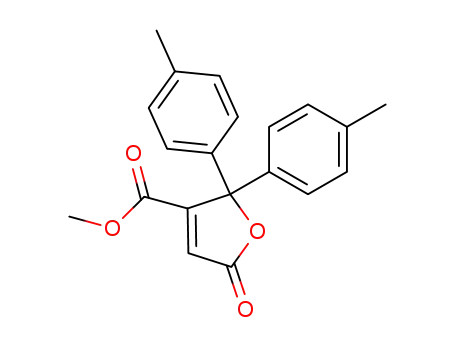 2,5-ジヒドロ-5-オキソ-2,2-ジ(p-トリル)-3-フランカルボン酸メチル