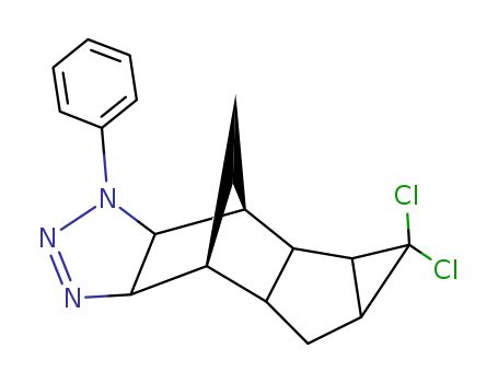 4,4-DICHLORO-12-PHENYL-10,11,12-TRIAZAPENTACYCLO[6.5.1.0(2,7).0(3,5).0 (9,13)]TETRADEC-10-ENE