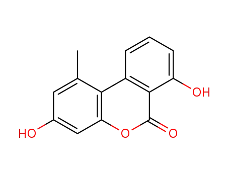 3,7-Dihydroxy-1-methyl-6H-dibenzo[b,d]pyran-6-one