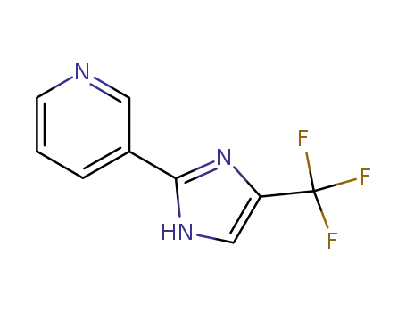 Molecular Structure of 33468-84-7 (3-(4-Trifluoromethyl-1H-imidazol-2-yl)pyridine)