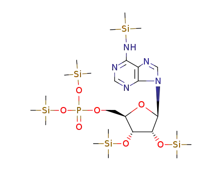 N-(트리메틸실릴)-2'-O,3'-O-비스(트리메틸실릴)아데노신 5'-[인산 비스(트리메틸실릴)] 에스테르
