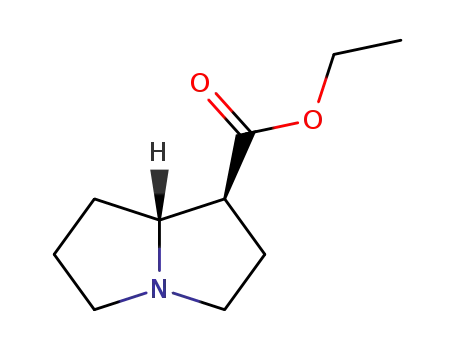 ethyl (+)-8β-pyrrolizidine-1β-carboxylate