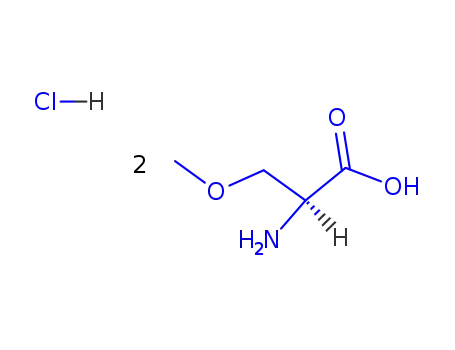 Molecular Structure of 336100-47-1 ((S)-2-AMINO-3-METHOXY-PROPIONIC ACID HYDROCHLORIDE)