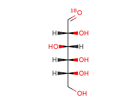 Molecular Structure of 3343-70-2 (D-[1-18O]GLUCOSE)