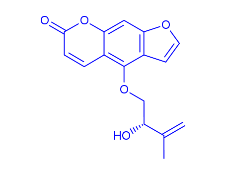 7H-Furo[3,2-g][1]benzopyran-7-one,4-[[(2R)-2-hydroxy-3-methyl-3-buten-1-yl]oxy]-