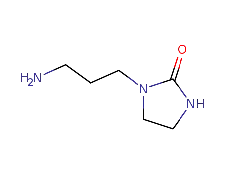 Molecular Structure of 334971-94-7 (1-(3-aminopropyl)imidazolidin-2-one)