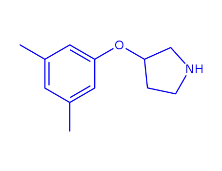 Molecular Structure of 337912-65-9 (3-(3,4-DIMETHYLPHENOXY)PYRROLIDINE)