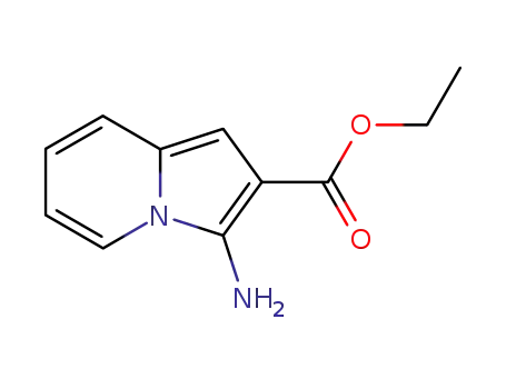 Molecular Structure of 3351-78-8 (2-Indolizinecarboxylicacid,3-amino-,ethylester(7CI,8CI,9CI))