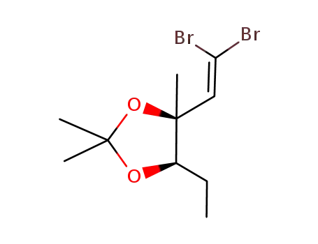 (4S,5R)-4-(2,2-dibromovinyl)-5-ethyl-2,2,4-trimethyl-1,3-dioxolane
