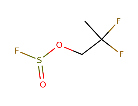 Molecular Structure of 97006-65-0 (2,2-DIFLUOROPROPYLSULFINYL FLUORIDE)