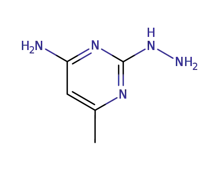 Molecular Structure of 33575-13-2 (Pyrimidine, 4-amino-2-hydrazino-6-methyl- (7CI,8CI))