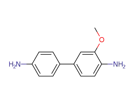 Molecular Structure of 3365-87-5 (3-METHOXYBENZIDINE)