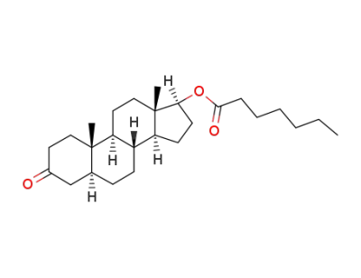 3-oxo-5α-androstan-17β-yl heptanoate