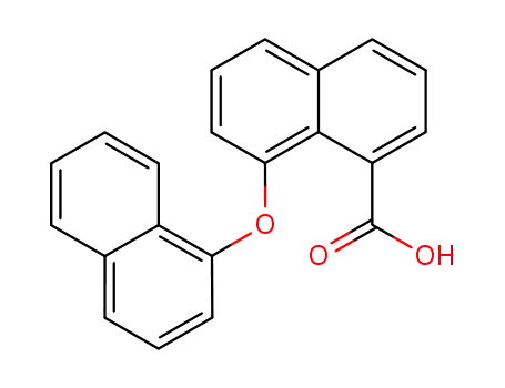 8-(1-Naphthyloxy)-naphthalin-1-carbonsaeure