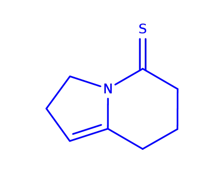 Molecular Structure of 325956-88-5 (5(3H)-Indolizinethione,  2,6,7,8-tetrahydro-)