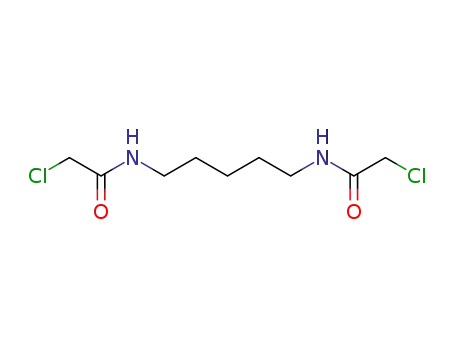 Molecular Structure of 33619-33-9 (Acetamide,N,N'-1,5-pentanediylbis[2-chloro-)