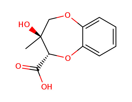 2H-1,5-BENZODIOXEPIN-2-CARBOXYLIC ACID 3,4-DIHYDRO-3-HYDROXY-3-METHYL-
