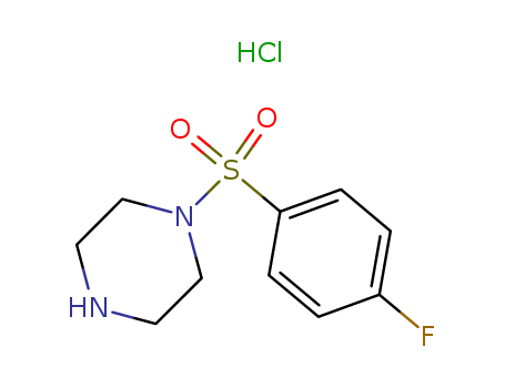 1-(4-fluorophenyl)sulfonylpiperazine,hydrochloride
